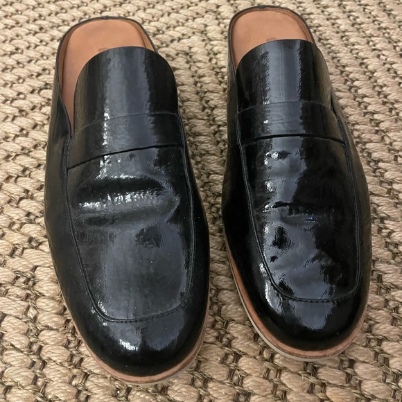 Black Leather Gentle Souls by Kenneth Cole Slip On Loafers - Picture 4 of 4